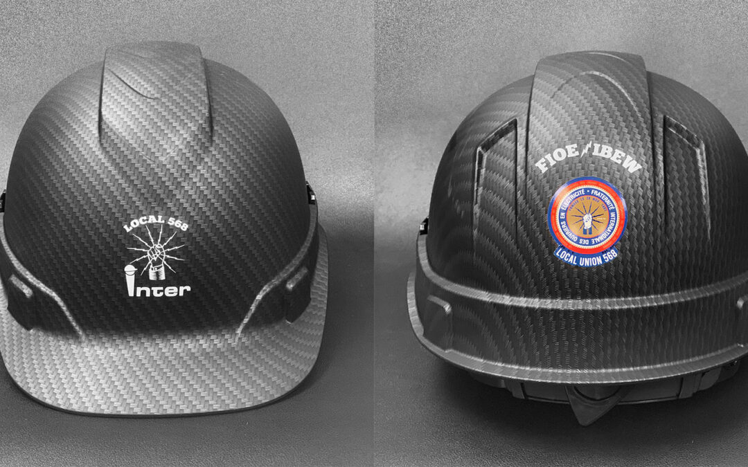 The brand new hard hats are here!